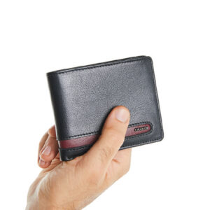 Grande Hakiki Deri Siyah Erkek Cüzdanı