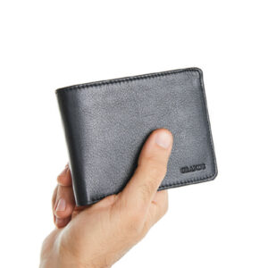 Grande Hakiki Deri Siyah Erkek Cüzdanı