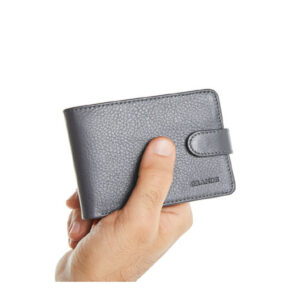 Grande Hakiki Deri Gri Erkek Cüzdanı