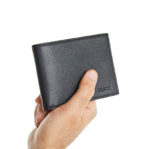 Grande Hakiki Deri Siyah Erkek Cüzdanı