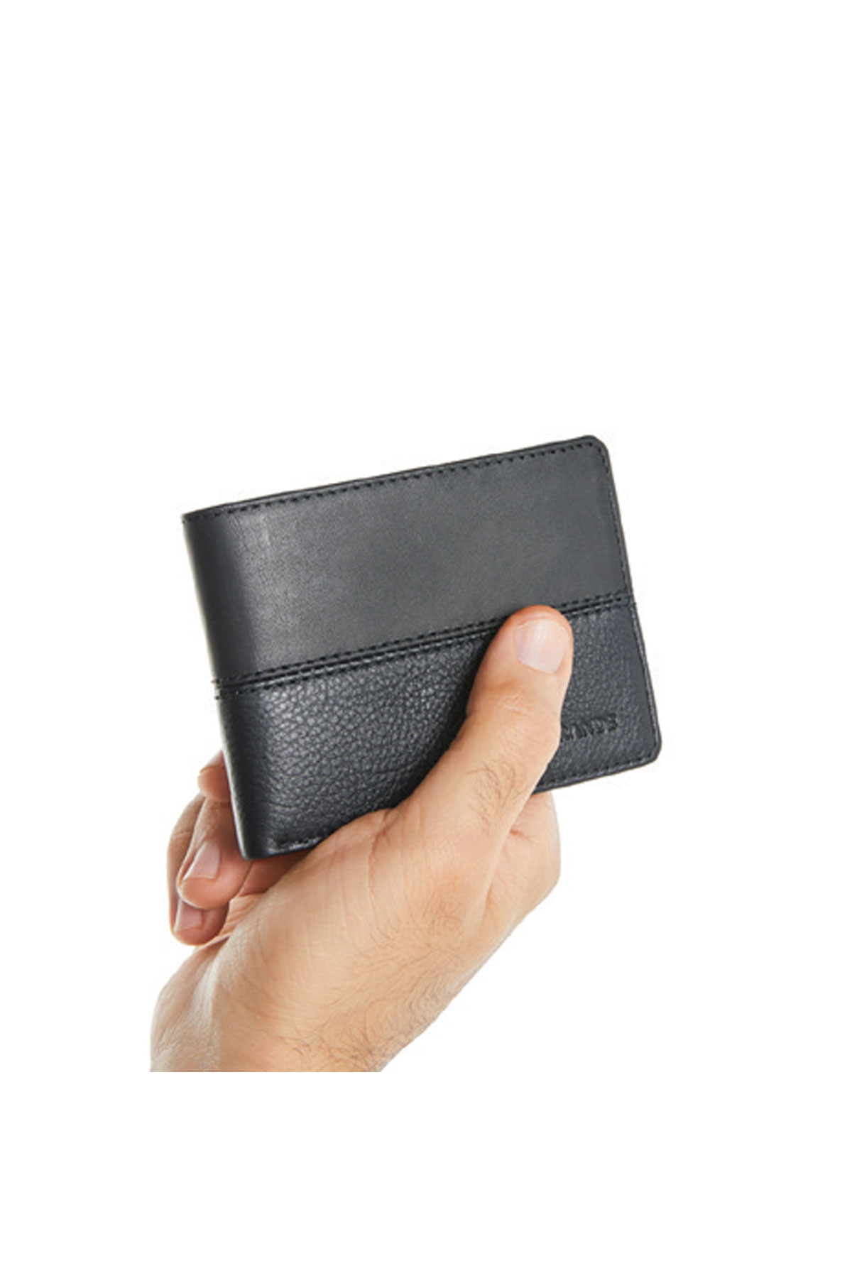 Grande Hakiki Deri Siyah Erkek Cüzdanı