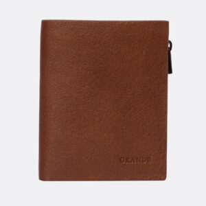 Grande Hakiki Deri Kahverengi Erkek Cüzdanı